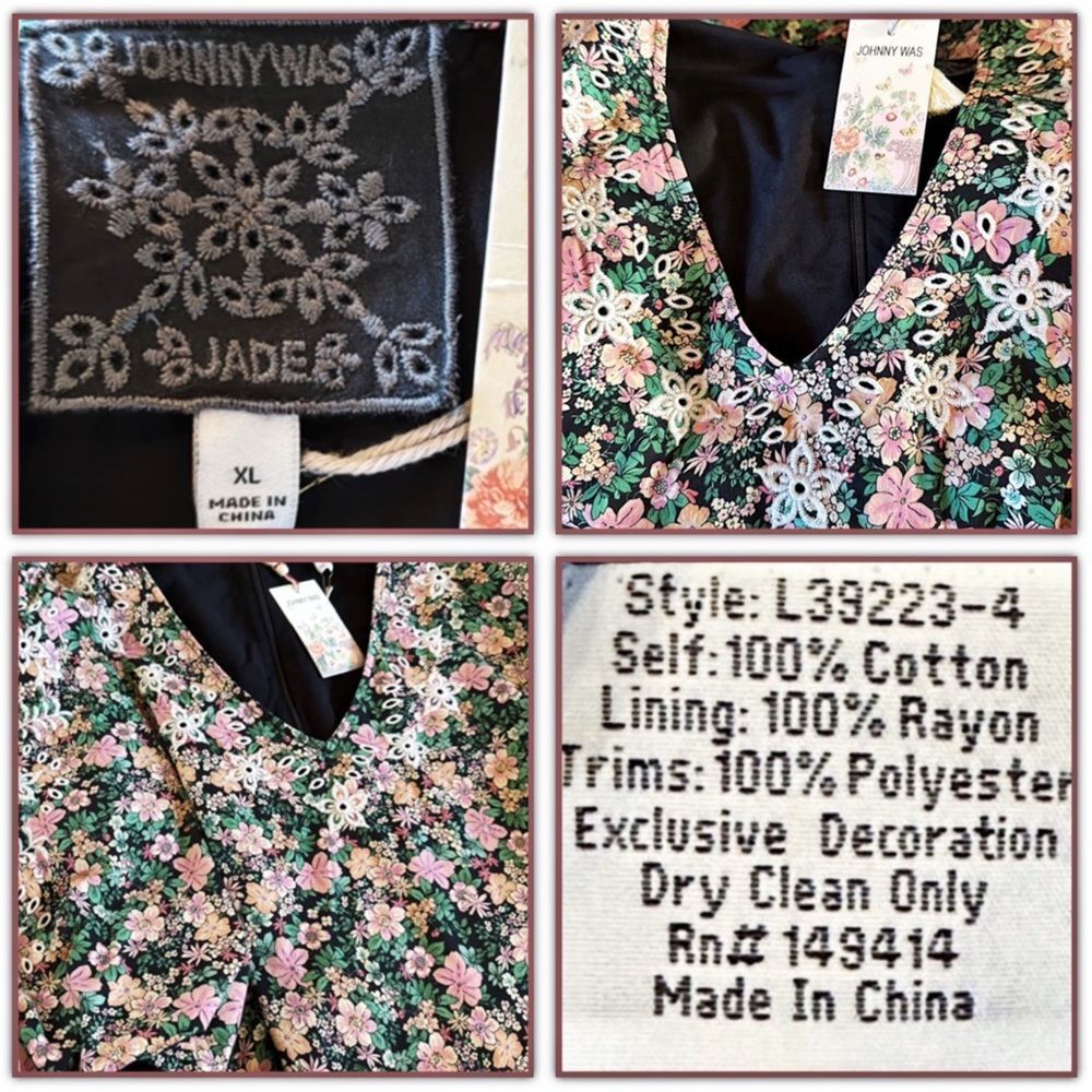 Johnny Was Rebekah Poplin Dress - Picture 11 of 16